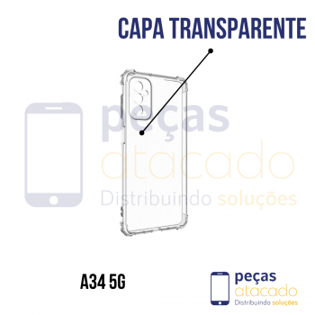 CAPA TRANSPARENTE SAMSUNG A34