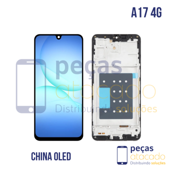 S-1169 FRONTAL SAMSUNG A17 4G (SM-A166M) COM ARO ORIGINAL CHINA OLED