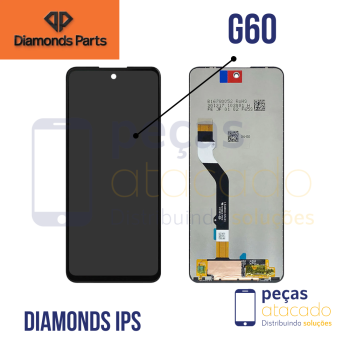 S-0199 FRONTAL MOTOROLA MOTO G60 (XT-2135) G51 (XT-2171) G60S (XT-2133) SEM ARO DIAMONDS IPS