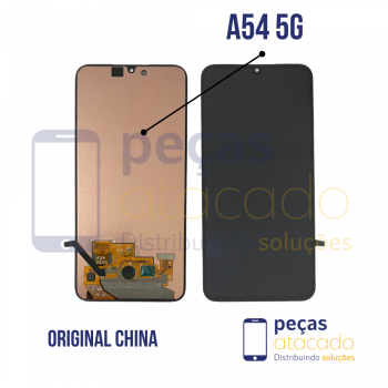S-0873 FRONTAL SAMSUNG A54 5G (A546) PRETO SEM ARO INCELL IPS