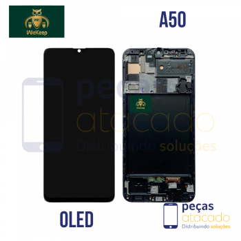 S-0076 FRONTAL SAMSUNG A50 (SM-A505) A30 (SM-A305) COM ARO WE KEEP OLED