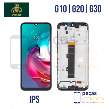 S-0880 FRONTAL  MOTOROLA MOTO G10 (XT-2127) | G20 (XT-2128) | G30 (XT-2129) COM ARO WE KEEP IPS