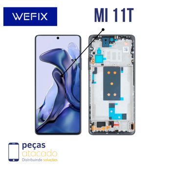 S-1000 FRONTAL XIAOMI MI 11T | MI 11T PRO COM ARO PRETO AMOLED WEFIX