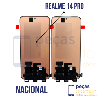 FRONTAL REALME 14 PRO 5G SEM ARO ORIGINAL NACIONAL OLED