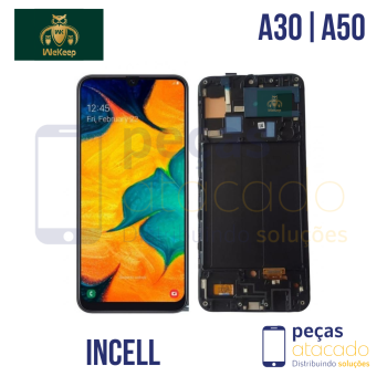 S-1185 FRONTAL SAMSUNG A30 (SM-A305) A50 (SM-A505) COM ARO  INCELL WE KEEP IPS