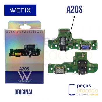 SUB PLACA DE CARGA SAMSUNG A20S WEFIX ORIGINAL VER. M12