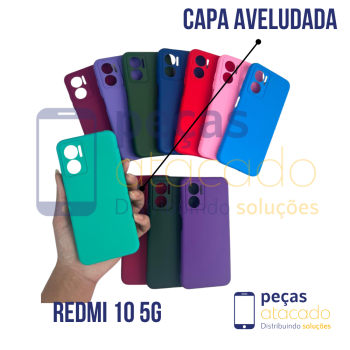 CAPA AVELUDADA XIAOMI REDMI NOTE 11E | REDMI 10 5G