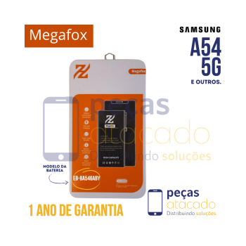 BA-0121 BATERIA MEGAFOX SAMSUNG A54 5G (SM-A546) A34 5G (SM-A346) (EB-BA546ABY) | A25 | A35 (1 ANO DE GARANTIA)