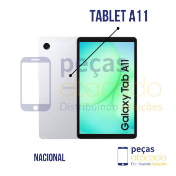 S-0404 FRONTAL SAMSUNG TABLET A11 PRETO SEM ARO NACIONAL