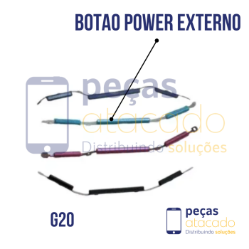 BE-0011 BOTÃO EXTERNO POWER E VOLUME MOTOROLA MOTO G20 (XT2128)