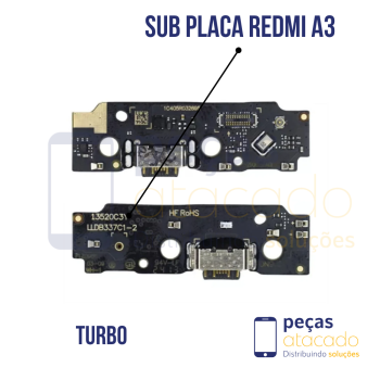 SB-0065 SUB PLACA DE CARGA XIAOMI REDMI A3 TURBO