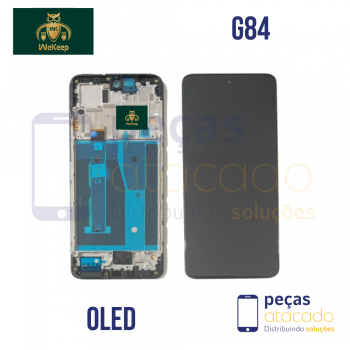 S-0099 FRONTAL MOTOROLA MOTO G84 5G (XT2347) COM ARO PRETO OLED WE KEEP