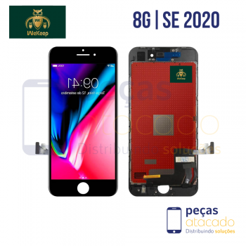 S-0914 FRONTAL IPHONE 8G | SE 2020 (A1863)  WE KEEP PRETO IPS