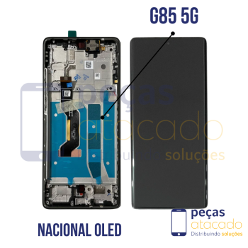 S-1148 FRONTAL MOTOROLA MOTO G85 5G COM ARO ORIGINAL NACIONAL OLED
