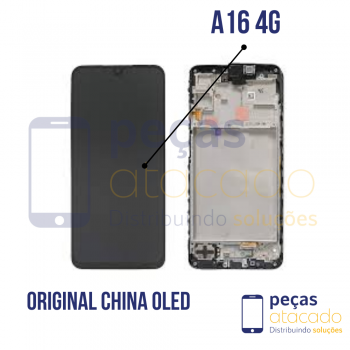 S-1004 FRONTAL SAMSUNG A16 4G (SM-A166M) COM ARO ORIGINAL CHINA OLED