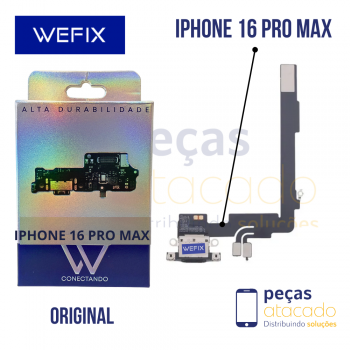 FLEX CONECTOR DE CARGA IPHONE 16 PRO MAX WEFIX ORIGINAL