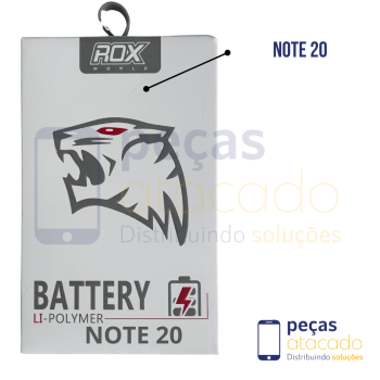 BA-0102 BATERIA ROX SAMSUNG NOTE 20 (BN980) (EB-BN980ABY) 1 ANO DE GARANTIA
