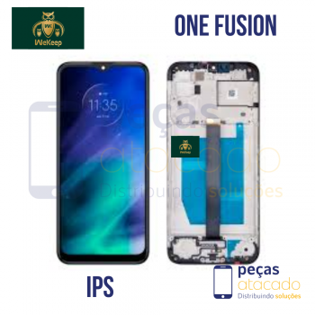 S-0516 FRONTAL MOTOROLA MOTO ONE FUSION (XT2073) COM ARO WE KEEP IPS