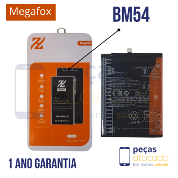BA-0224  BATERIA MEGAFOX XIAOMI NOTE 9T (M2007J22G) BM54 (1 ANO DE GARANTIA)