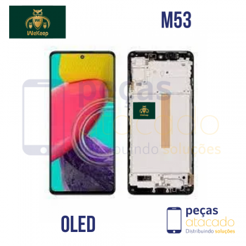 S-0075 FRONTAL SAMSUNG M53 4G | 5G COM ARO OLED WE KEEP 1.1
