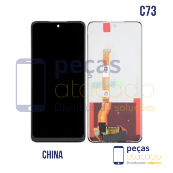 S-1265 FRONTAL REALME C73 SEM ARO PRETO ORIGINAL CHINA IPS