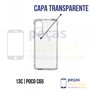 CAPA TRANSPARENTE XIAOMI REDMI 13C | POCO C65