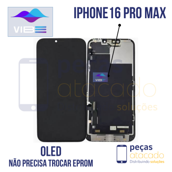 S-1219 FRONTAL IPHONE 16 PRO MAX SOFT VIBE OLED (NAO PRECISA TROCAR EPROM)