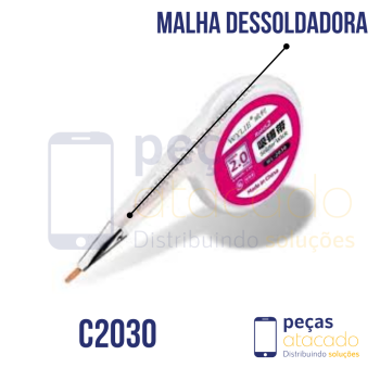 MALHA DESSOLDADORA COM SUPORTE 2.0MM 3M WYLIE 2030