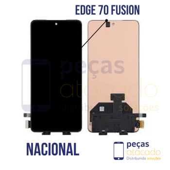 S-0190 FRONTAL MOTOROLA MOTO EDGE 70 FUSION 5G PRETO SEM ARO AMOLED NACIONAL