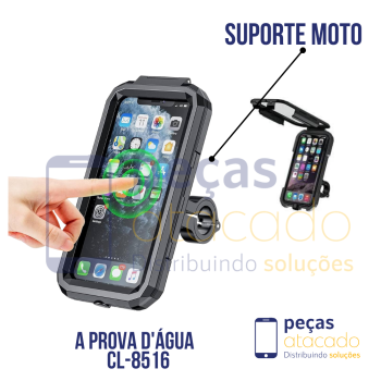 SUPORTE DE CELULAR PARA MOTO BAISIKE PROVA D'AGUA (CL-8516)