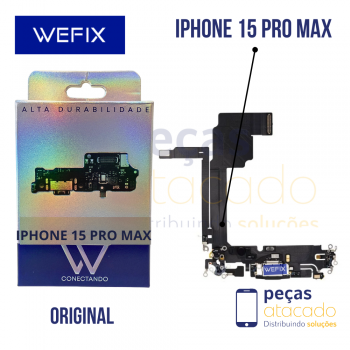 FLEX CONECTOR DE CARGA IPHONE 15 PRO MAX WEFIX ORIGINAL