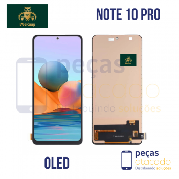 S-0774 FRONTAL XIAOMI REDMI NOTE 10 PRO 4G (M2101K6G) | NOTE 11 PRO 4G 5G | NOTE 12 PRO 4G PRETO SEM ARO WE KEEP OLED