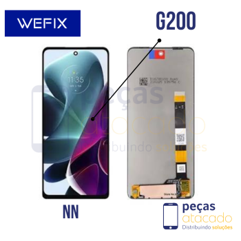 S-0707 FRONTAL MOTOROLA MOTO G200 (XT-2175) SEM ARO NN IPS