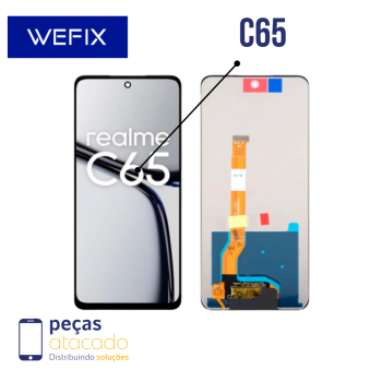 S-0716 FRONTAL REALME C65 | REALME 12X SEM ARO PRETO WEFIX IPS