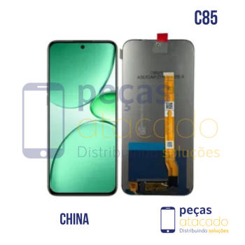 S-1227 FRONTAL REALME C85 SEM ARO PRETO ORIGINAL CHINA IPS