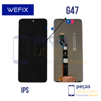 S-1178 FRONTAL MOTOROLA MOTO G47 (XT2625) SEM ARO WEFIX IPS