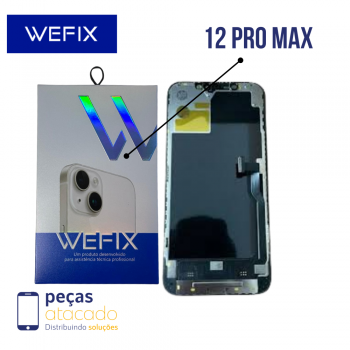 S-0952 FRONTAL IPHONE 12 PRO MAX (A2342) SOFT IC WEFIX OLED (NAO PRECISA TROCAR EPROM)