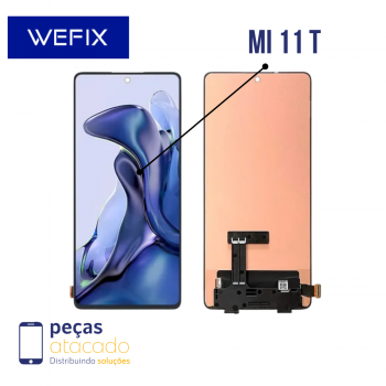 S-0965 FRONTAL XIAOMI MI 11T | MI 11T PRO SEM ARO PRETO AMOLED WEFIX