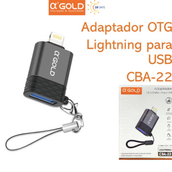 ADAPTADOR OTG O'GOLD LIGHTNING PARA USB (CBA-22)