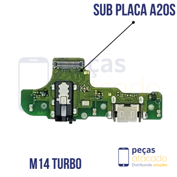 SB-0037 SUB PLACA DE CARGA SAMSUNG A20S M14 TURBO