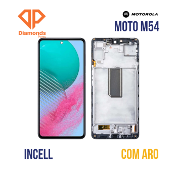 S-0818 FRONTAL SAMSUNG M54 5G (SM-M546B) COM ARO DIAMONDS INCEL IPS