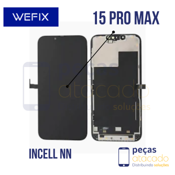 S-1271 FRONTAL IPHONE 15 PRO MAX SEM ARO INCELL NN IPS