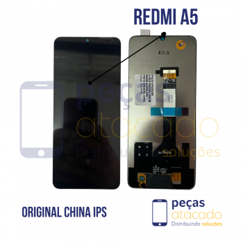 S-0942 FRONTAL XIAOMI REDMI A5 SEM ARO PRETO ORIGINAL CHINA IPS
