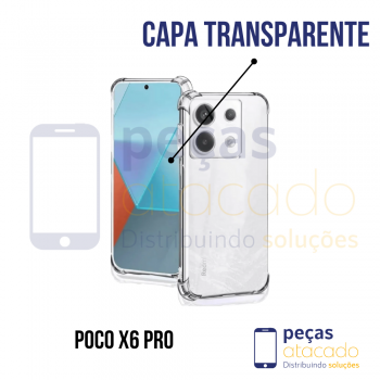 CAPA TRANSPARENTE XIAOMI POCO X6 PRO 5G