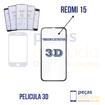P-0122 PELICULA XIAOMI REDMI 15 3D