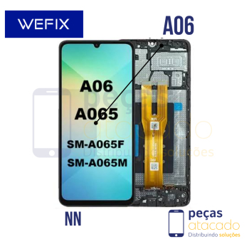 S-1241 FRONTAL SAMSUNG A06 5G (SM-A065) COM ARO PRETO NN