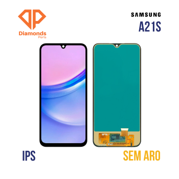 FRONTAL SAMSUNG A21S (SM-A217) SEM ARO DIAMONDS IPS