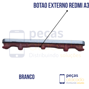 BE-0039 BOTÃO EXTERNO VOLUME XIAOMI REDMI A3 BRANCO