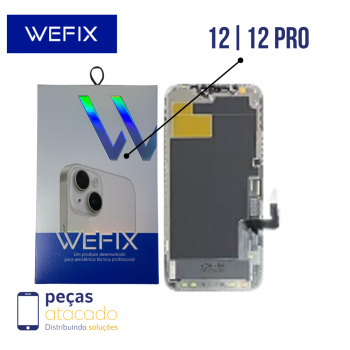 S-0955 FRONTAL IPHONE 12 (A2173) | 12 PRO (A2341) SOFT IC WEFIX OLED (NAO PRECISA TROCAR EPROM)