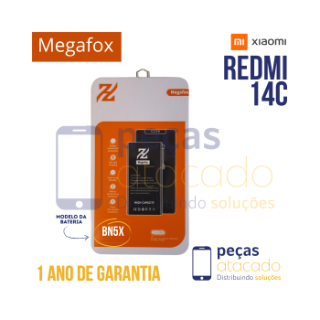 BA-0131 BATERIA MEGAFOX XIAOMI REDMI 14C (BN5X) (1 ANO DE GARANTIA)
